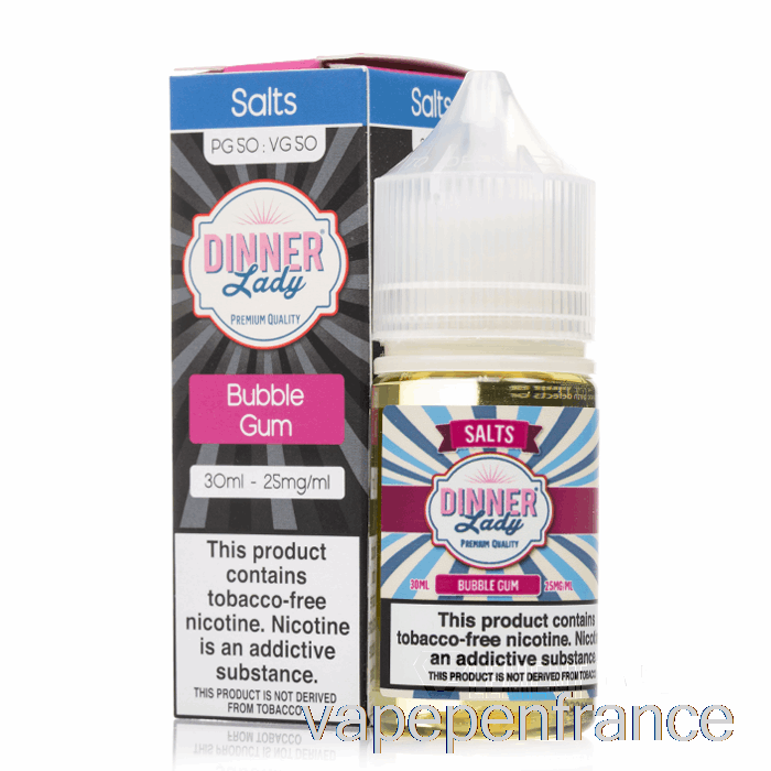 Sel De Bubblegum - Vape Dîner Dame - 30 Ml 50 Mg Stylo Vape